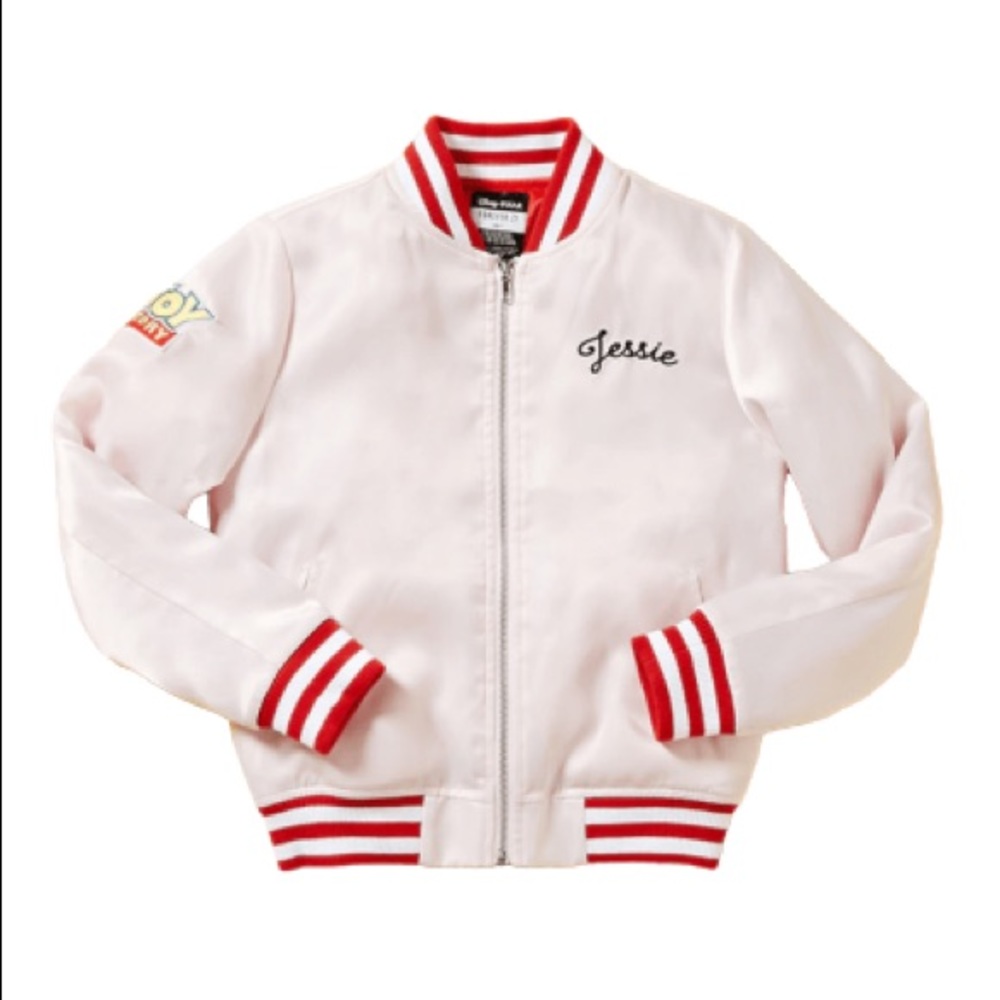 NWOT Pink Toy Story Jessie Bomber Jacket